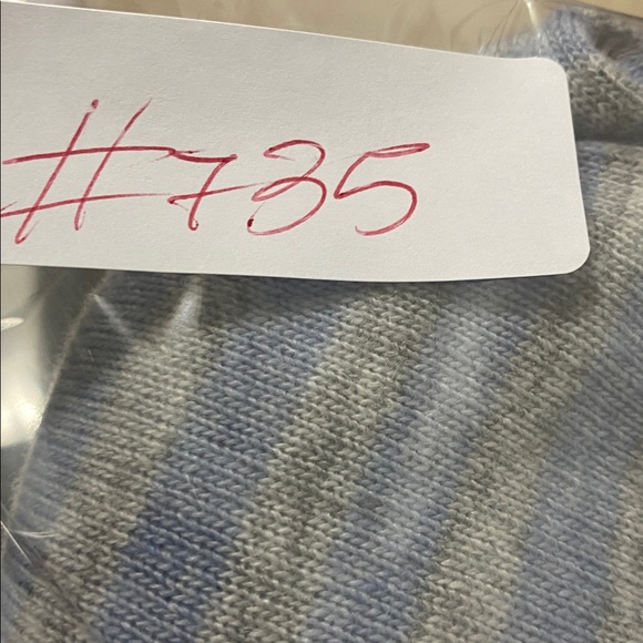 Bianco & Blu Gray and Blue Striped Sweater - Picture 7 of 7